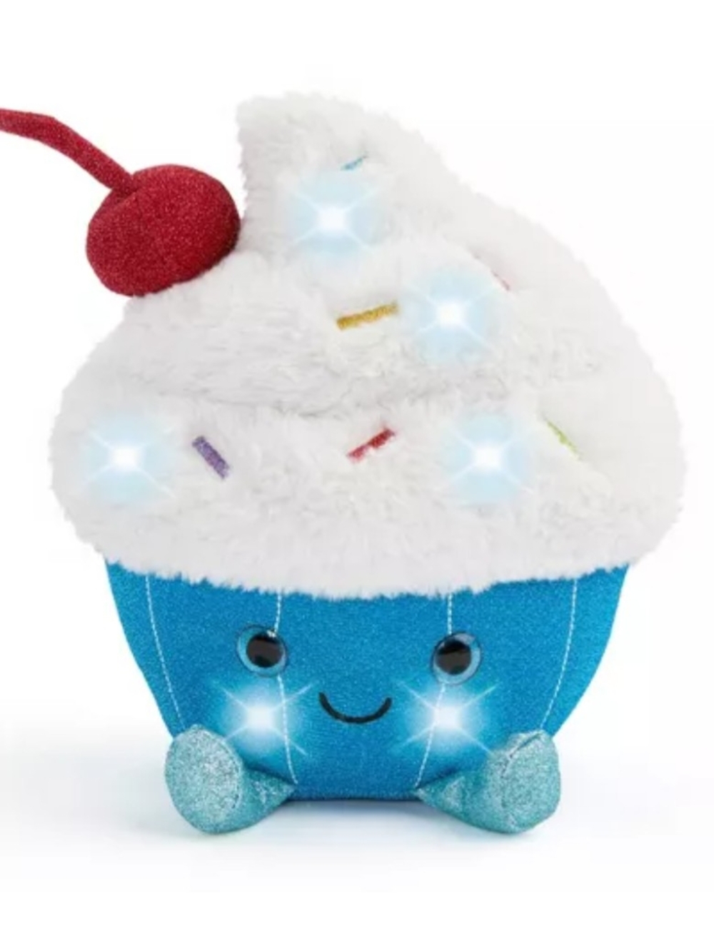 FAO Schwarz 11" Glow Brights Plush LED with Sound Cupcake - Picture 6 of 8